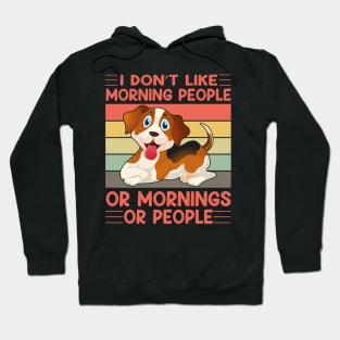 I don't like morning people or mornings or people (vol-2) Hoodie